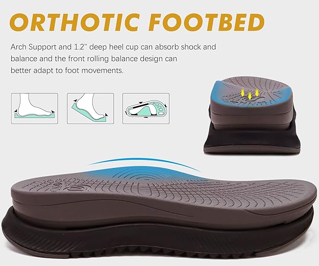 ONCAI Men's Orthopedic Hiking Sandals | Arch Support Sports Slides | Breathable Mesh & Adjustable Straps | UK Sizes 6 | Brand New in Barn!