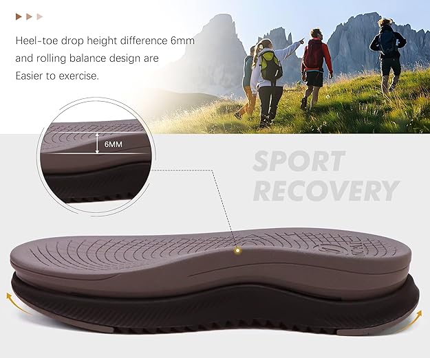 ONCAI Men's Orthopedic Hiking Sandals | Arch Support Sports Slides | Breathable Mesh & Adjustable Straps | UK Sizes 6 | Brand New in Barn!