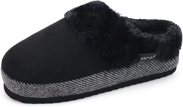 Cloud-Step Cozy Slippers ❄️ Faux Fur & Memory Foam Winter House Shoes - Limited Price!