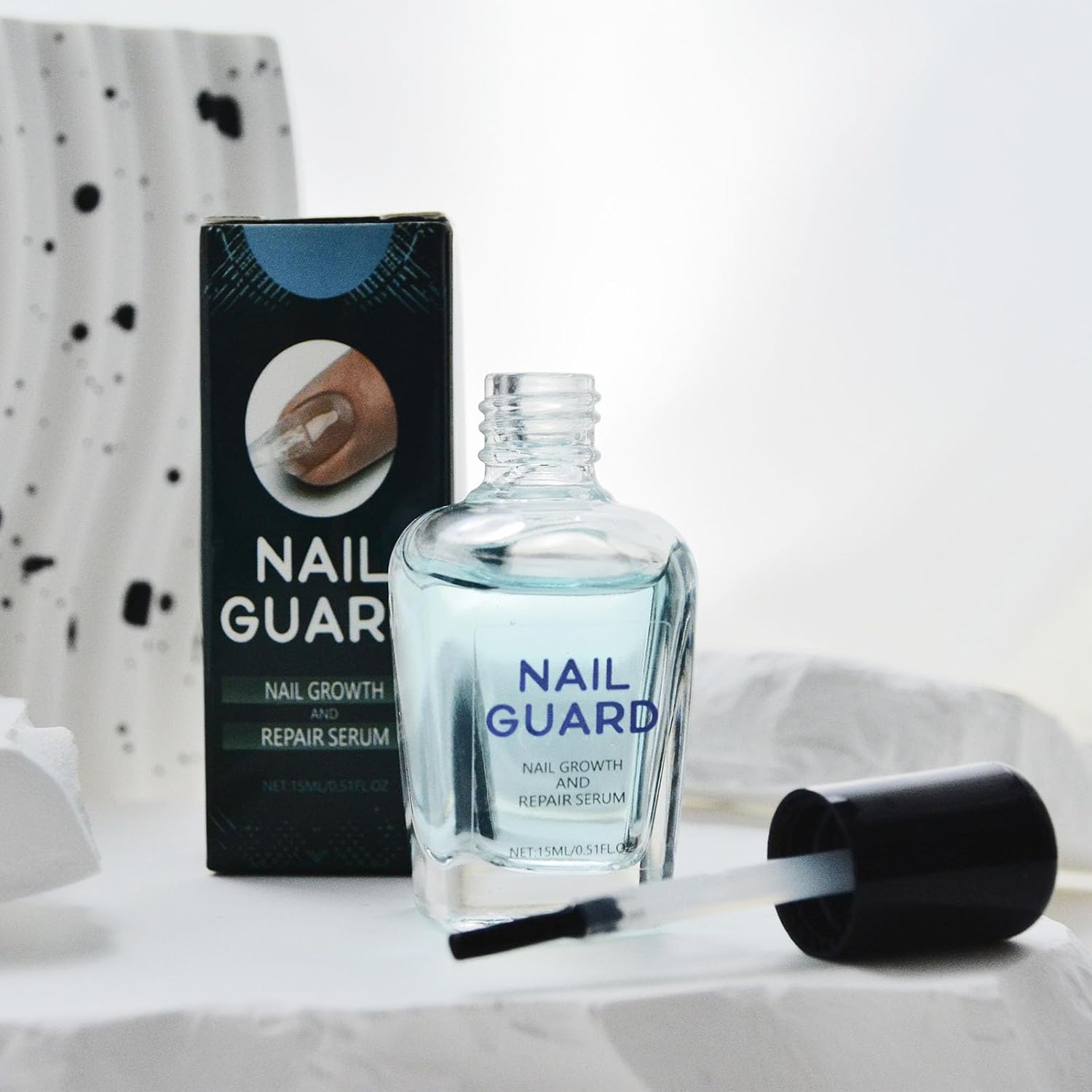 OceAura 2-Pack Nail Guard - Nail Growth and Repair Serum 15ml x2 - Nail Strengthening & Conditioning Serum