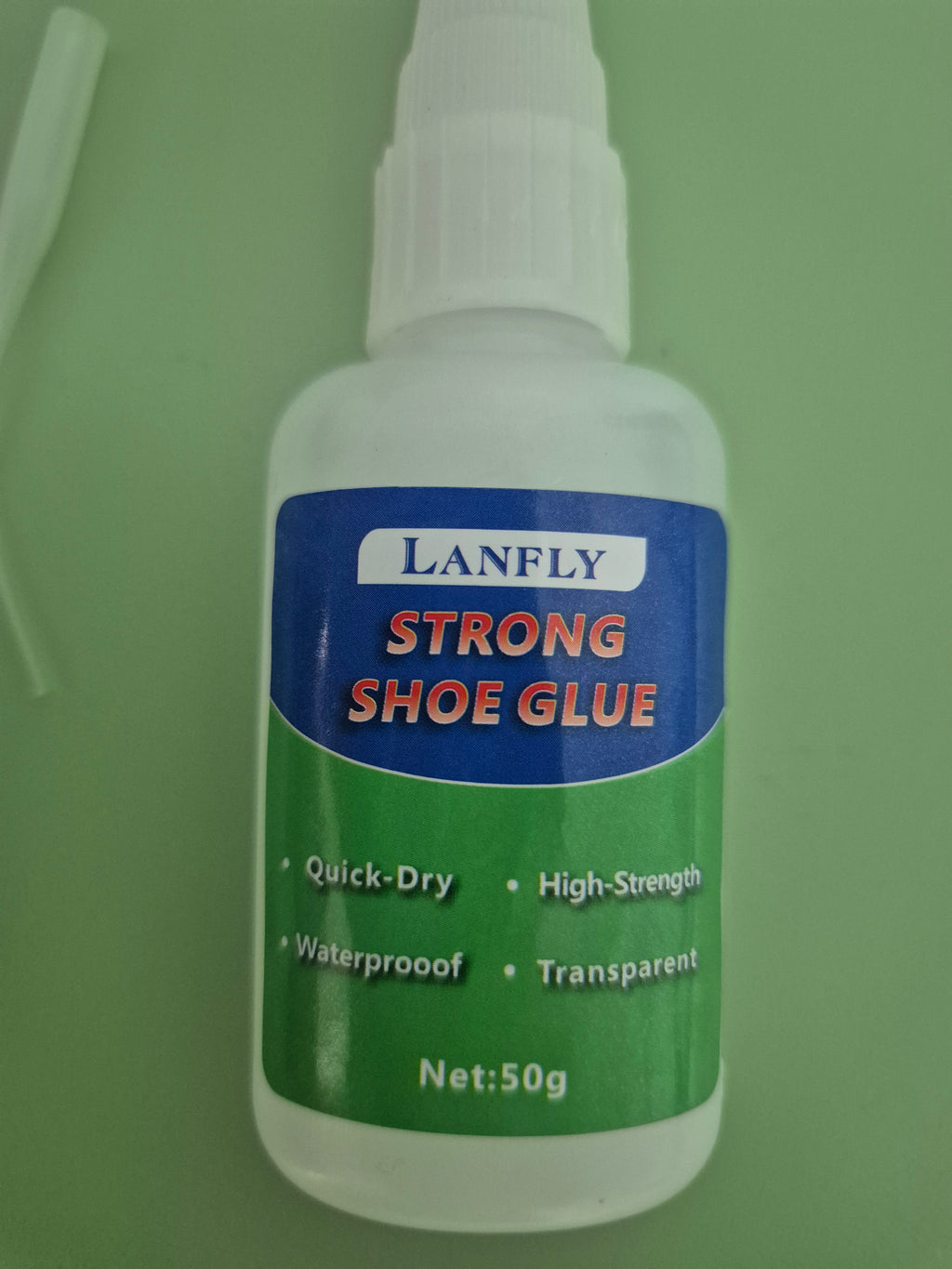LANFLY Super Strong Shoe Glue - Instant Sole Repair (2x50g) | Quick-Dry, Waterproof, Transparent Adhesive for Shoes, Boots, Handbags | Brand New Batch | ZetaStore.uk Exclusive Bargain