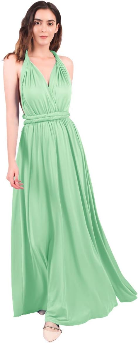 OwlFay Women's Elegant Convertible Multi-Way Maxi Dress | Wedding Formal &amp; Prom Ball Gown | Brand New | Huge Bargain!