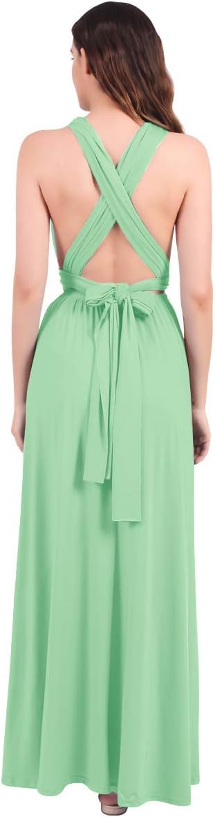 OwlFay Women's Elegant Convertible Multi-Way Maxi Dress | Wedding Formal &amp; Prom Ball Gown | Brand New | Huge Bargain!