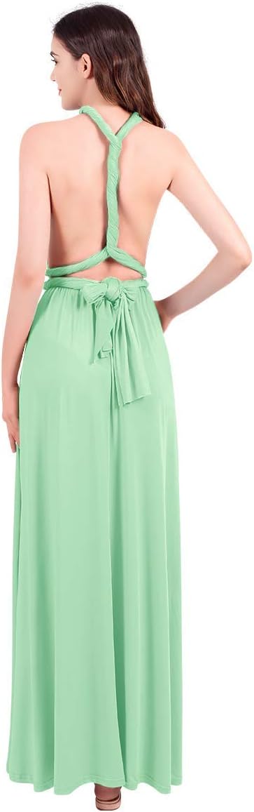 OwlFay Women's Elegant Convertible Multi-Way Maxi Dress | Wedding Formal &amp; Prom Ball Gown | Brand New | Huge Bargain!