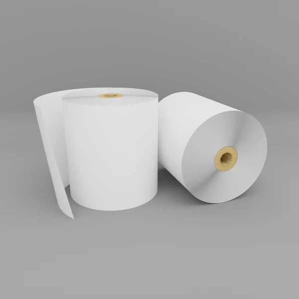 Collins Debden Plain Thermal Till Rolls - PEFC Certified Receipt Rolls - 20 Rolls Pack - For POS, Cash Register & Card Machine Printers