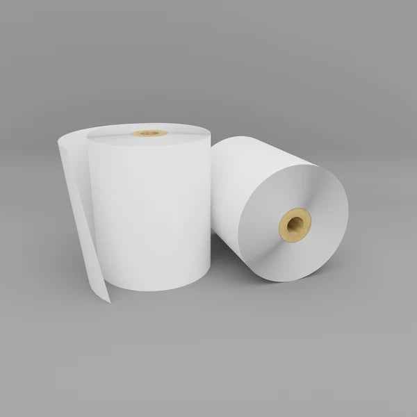 Collins Debden Plain Thermal Till Rolls - PEFC Certified Receipt Rolls - 20 Rolls Pack - For POS, Cash Register & Card Machine Printers