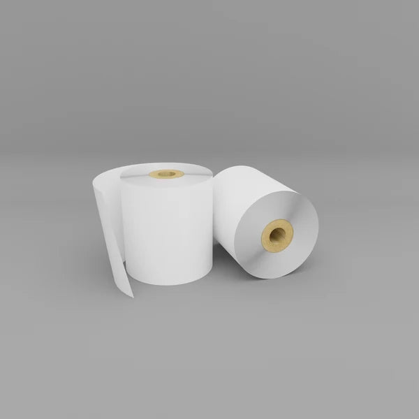 Collins Debden Plain Thermal Till Rolls - PEFC Certified Receipt Rolls - 20 Rolls Pack - For POS, Cash Register & Card Machine Printers
