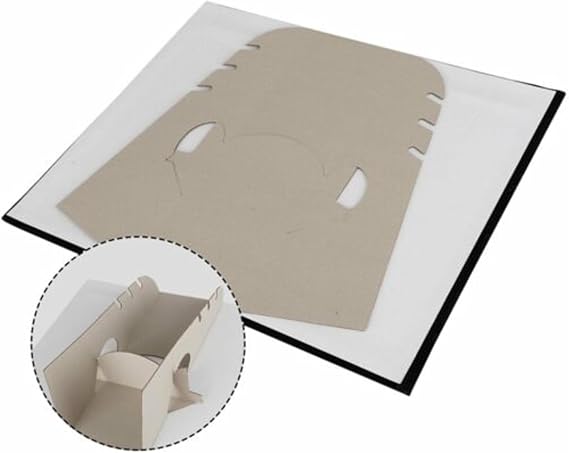 Pack of 2 Black Velvet Jewelry Display Stands | 17-Hook Necklace Holder Board for Boutique & Store