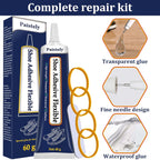 Paistely Professional Shoe Repair Glue - 60g Waterproof, Flexible & Non-Hardening Adhesive for Soles, Leather & More - Zeta Store