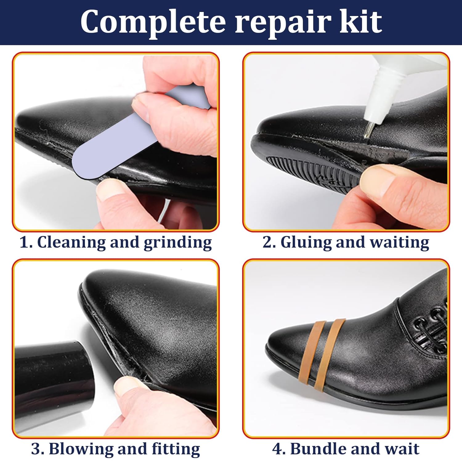 Paistely Professional Shoe Repair Glue - 60g Waterproof, Flexible & Non-Hardening Adhesive for Soles, Leather & More - Zeta Store