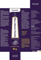 Paistely Professional Shoe Repair Glue - 60g Waterproof, Flexible & Non-Hardening Adhesive for Soles, Leather & More - Zeta Store