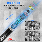 Pancellent 5.5mm 1920P Snake Inspection Borescope – HD Industrial Endoscope with 6 LED Lights