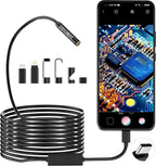 Pancellent 5.5mm 1920P Snake Inspection Borescope – HD Industrial Endoscope with 6 LED Lights