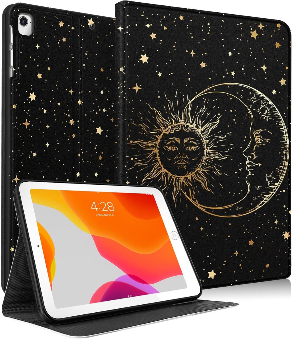 Pegmode Sun & Moon Aesthetic iPad Case | Folio Cover for iPad 5/6, Air 1/2, Pro 9.7" | 🌙 Brand New & A Real Bargain
