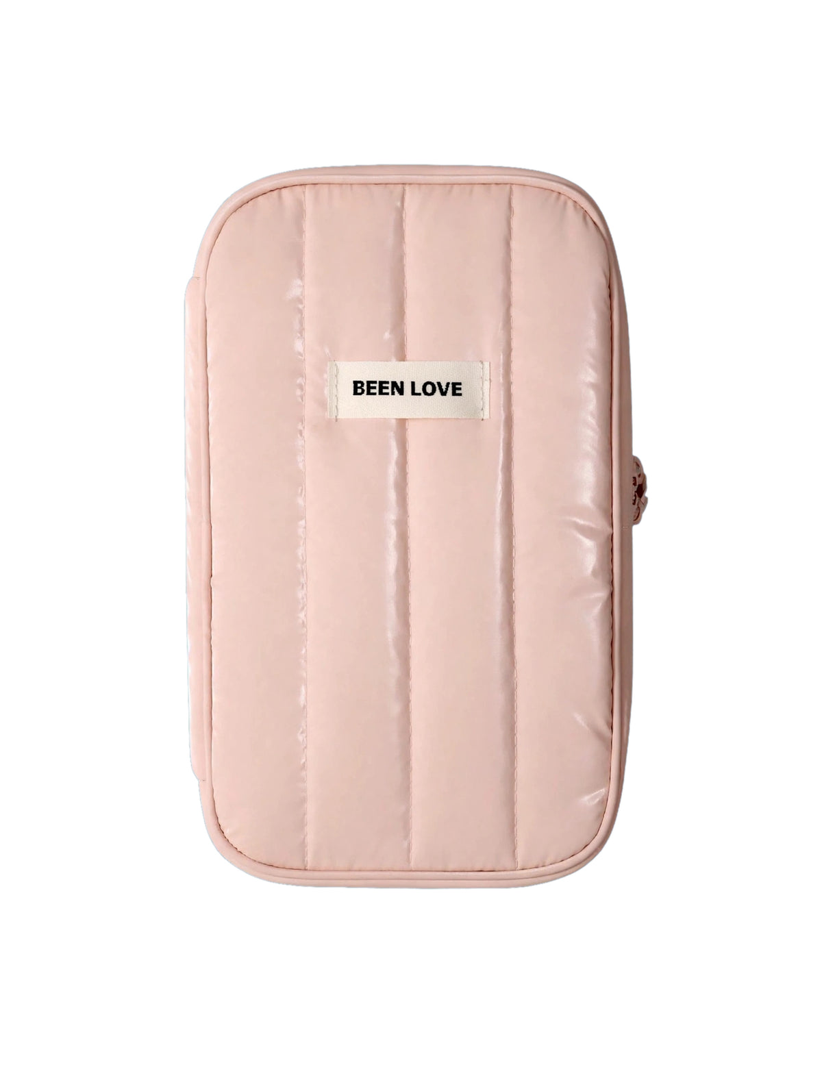 Sahunfri Waterproof Travel Cable Organizer Bag - Pink Padded Electronic Accessories Bag for Charger, Power Bank, Cables & Phone