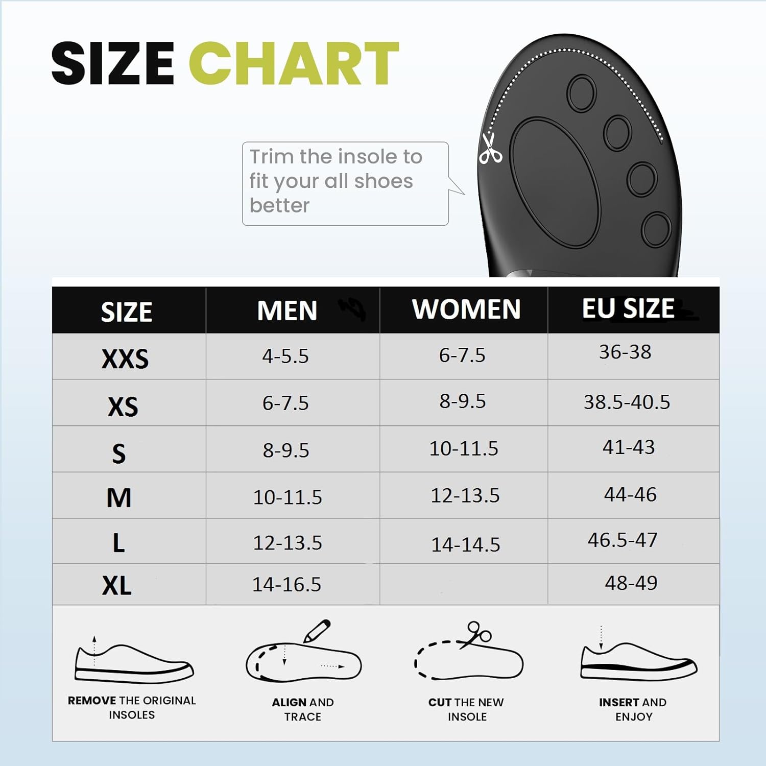 Welnove✨ HEAVY DUTY ARCH SUPPORT INSOLES  | Plantar Fasciitis & Flat Feet Relief | All-Day Comfort for Work & Standing | Unisex UK 9-10.5 (M) - LIMITED BARGAIN! - Zeta Store