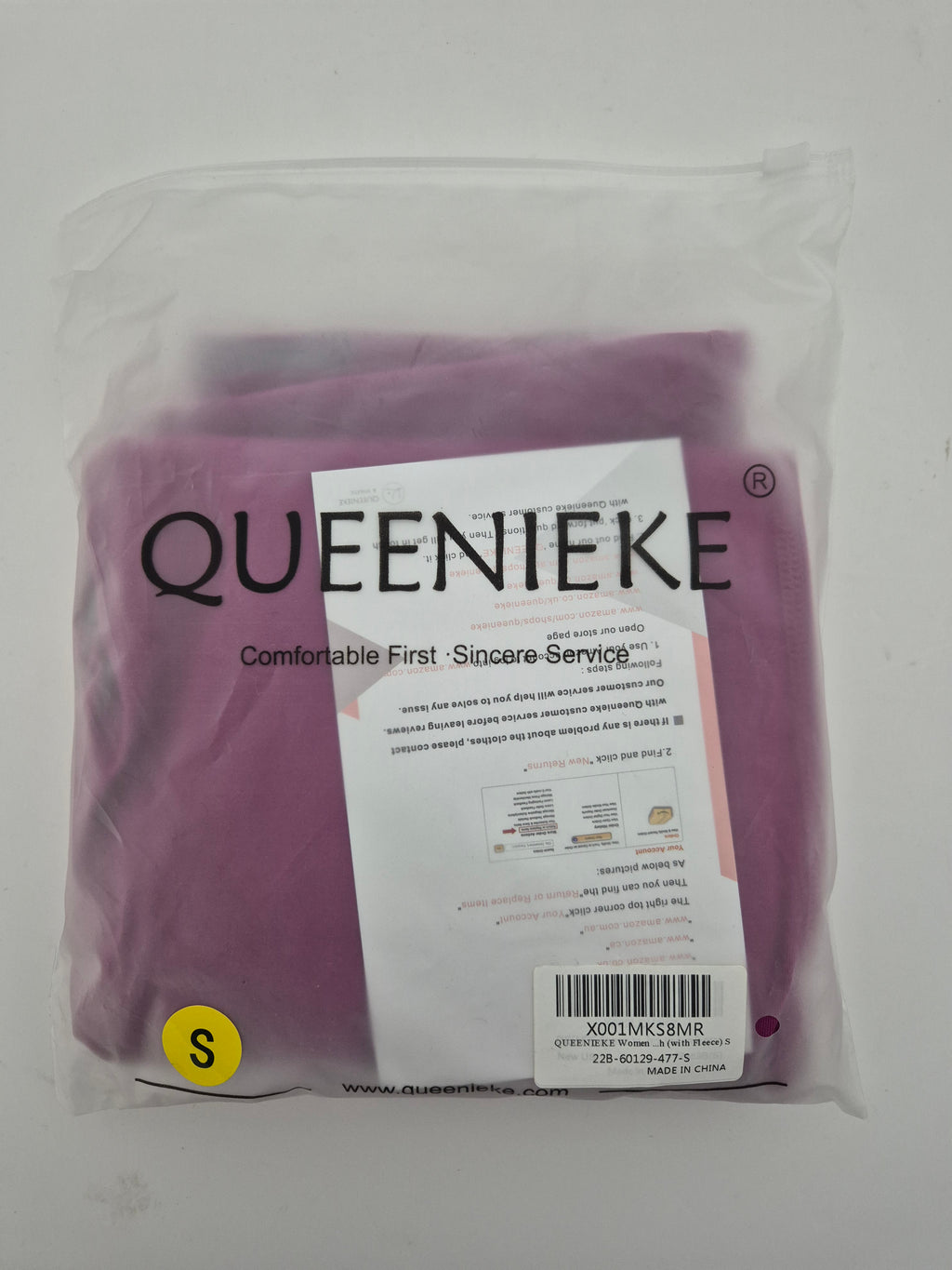 QUEENIEKE High Waisted Yoga Pants - Tummy Control & Butt Lifting | Pink | Size S