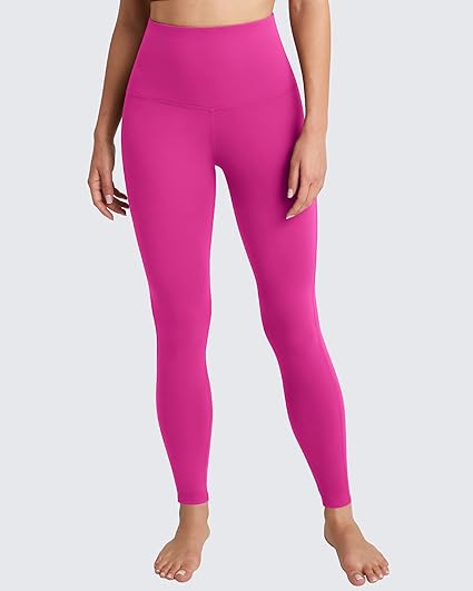 QUEENIEKE High Waisted Yoga Pants - Tummy Control & Butt Lifting | Pink | Size S