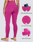 QUEENIEKE High Waisted Yoga Pants - Tummy Control & Butt Lifting | Pink | Size S