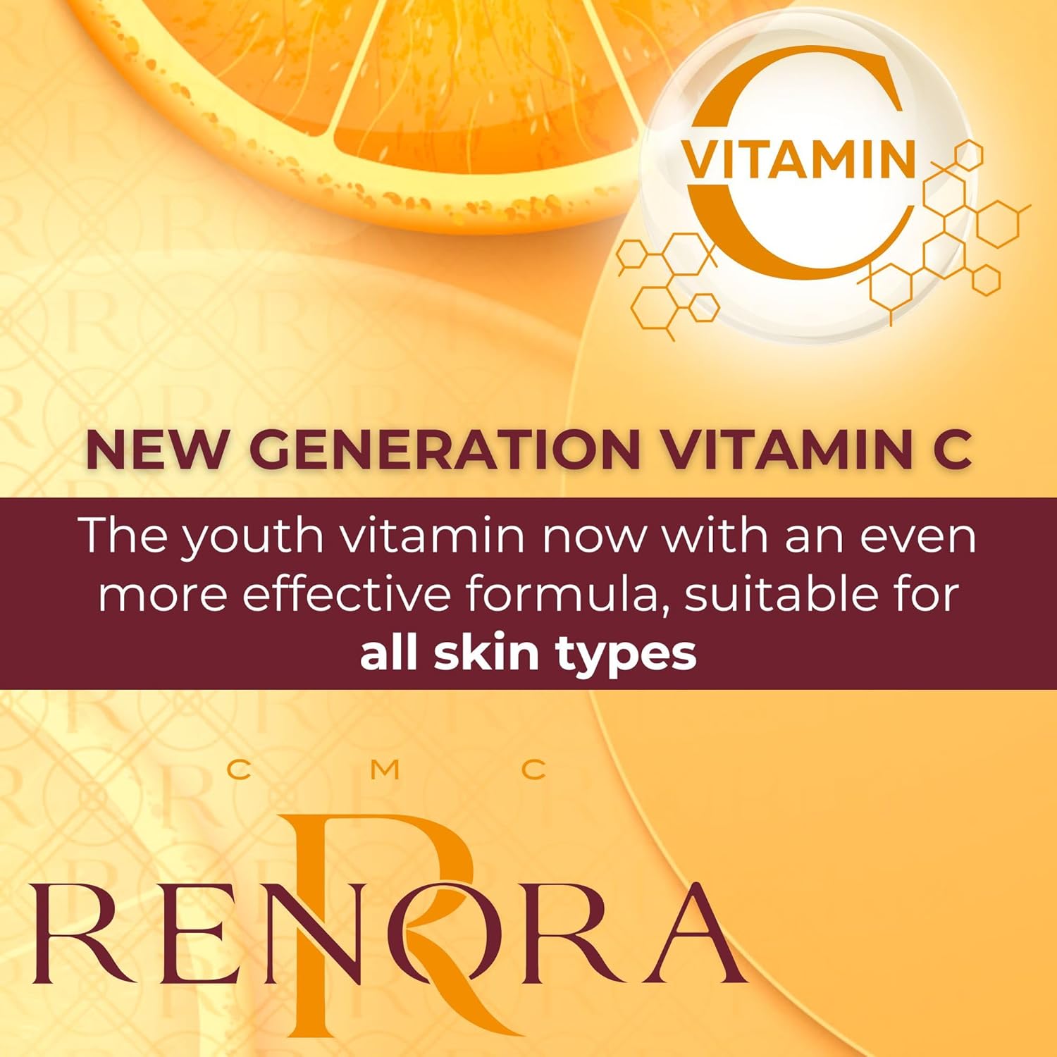 RENORA 10% Vitamin C & Collagen Brightening Toner | Antioxidant, Hyaluronic Acid & Probiotics | Reduces Blemishes & Scars | 200ml - Zeta Store