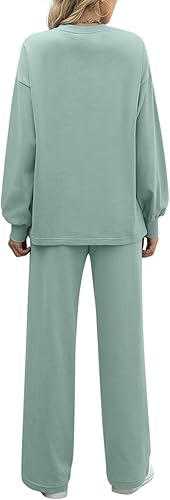 REORIA -  CozyChic Lounge Set | Ultra-Soft 2-Piece Tracksuit | Wide-Leg Joggers outift - Zeta Store