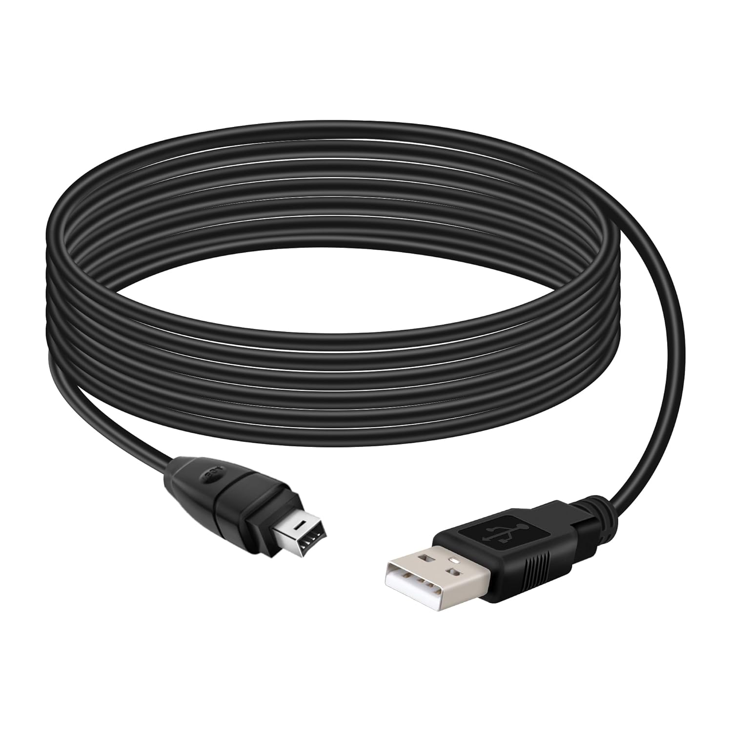 Riieyoca 1.8m USB 2.0 A to IEEE 1394 Firewire Ilink cable for camera, DV, and laptop connection.