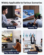 ⚡ RJLLKD 2-in-1 USB C to HDMI Adapter with PD Charging - Digital AV Sync Connector for iPhone 15/16/17 Series, iPad, MacBook, Samsung | Brand New