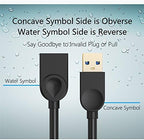 SAMZHE USB 3.0 Extension Cable - 5Gbps High Speed Data Sync &amp; Charging Cable, Male to Female with Gold-Plated Connectors, 3-Layer Shielding