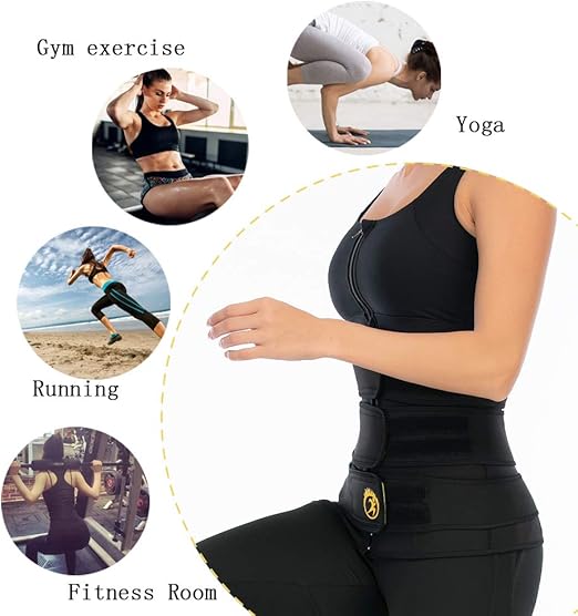 SEXYWG Waist Trainer Corset - Sauna Tummy Control & Back Support | Slimming Body Shaper for Women