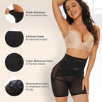 SIMIYA High Waisted Shapewear Shorts - Tummy Control & Butt Lifting Bodyshaper - Zeta Store