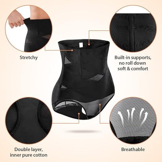 SIMIYA High-Waisted Tummy Control Shapewear Knickers | Body Shaper Slimming Underwear | Butt Lifting | Brand New