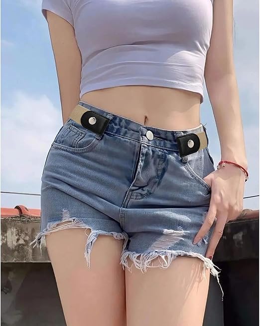 SKHAOVS 4-Piece No-Buckle Stretch Belt Set - Zeta Store