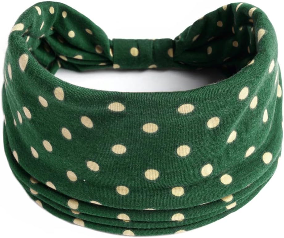 Scicent 3-Pack Wide Headbands for Women | Boho Stretchy Head Wraps | 6-in-1 Turban Twist & Sweatband | Black & Tie-Dye | One Size Fits Most | Brand New in Barn! 🎁