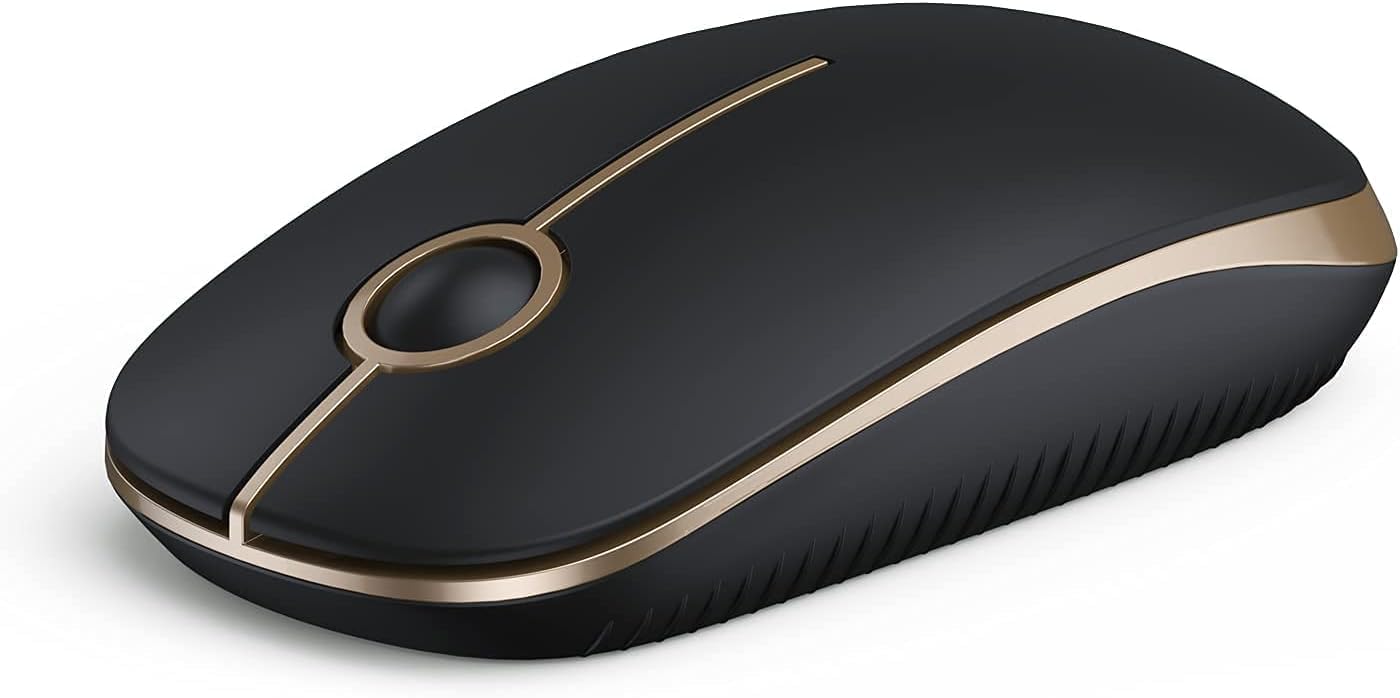 Seenda Wireless Mouse, 2.4GHz Silent Mouse with USB Receiver, 18 month battery life, 1600 DPI Optical Tracking, Portable Computer Mice for Laptop PC Notebook - Zeta Store