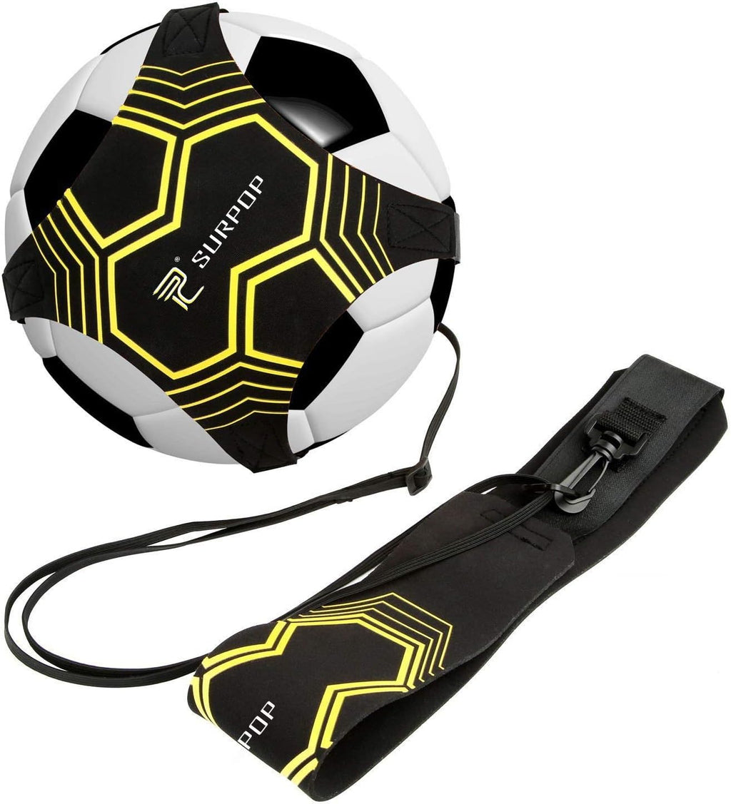 Global Park Solo Football Trainer Belt | Adjustable Kick & Throw Practice Aid for Soccer, Volleyball, Rugby | For Kids & Adults ⚽