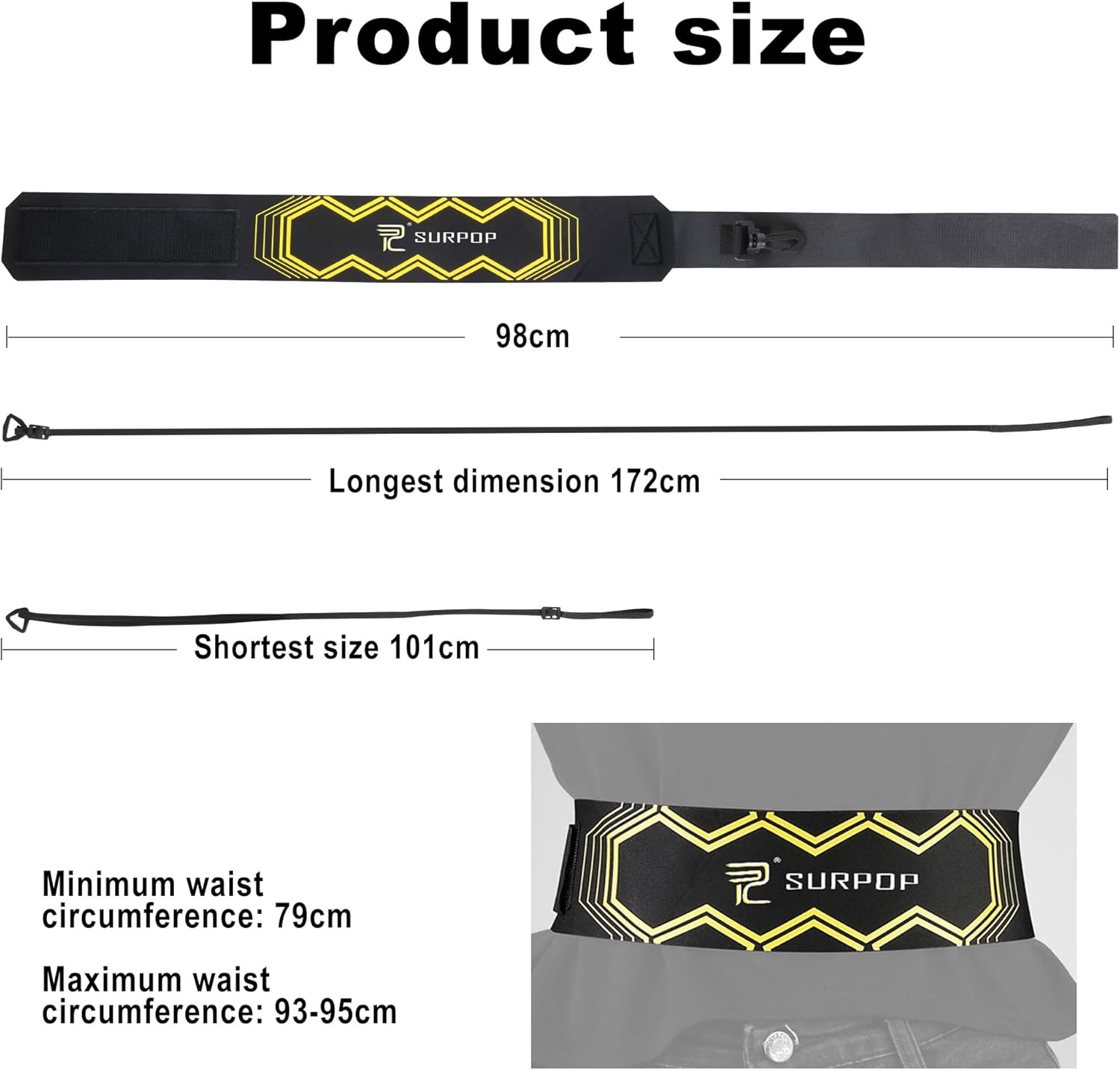 Global Park Solo Football Trainer Belt | Adjustable Kick & Throw Practice Aid for Soccer, Volleyball, Rugby | For Kids & Adults ⚽