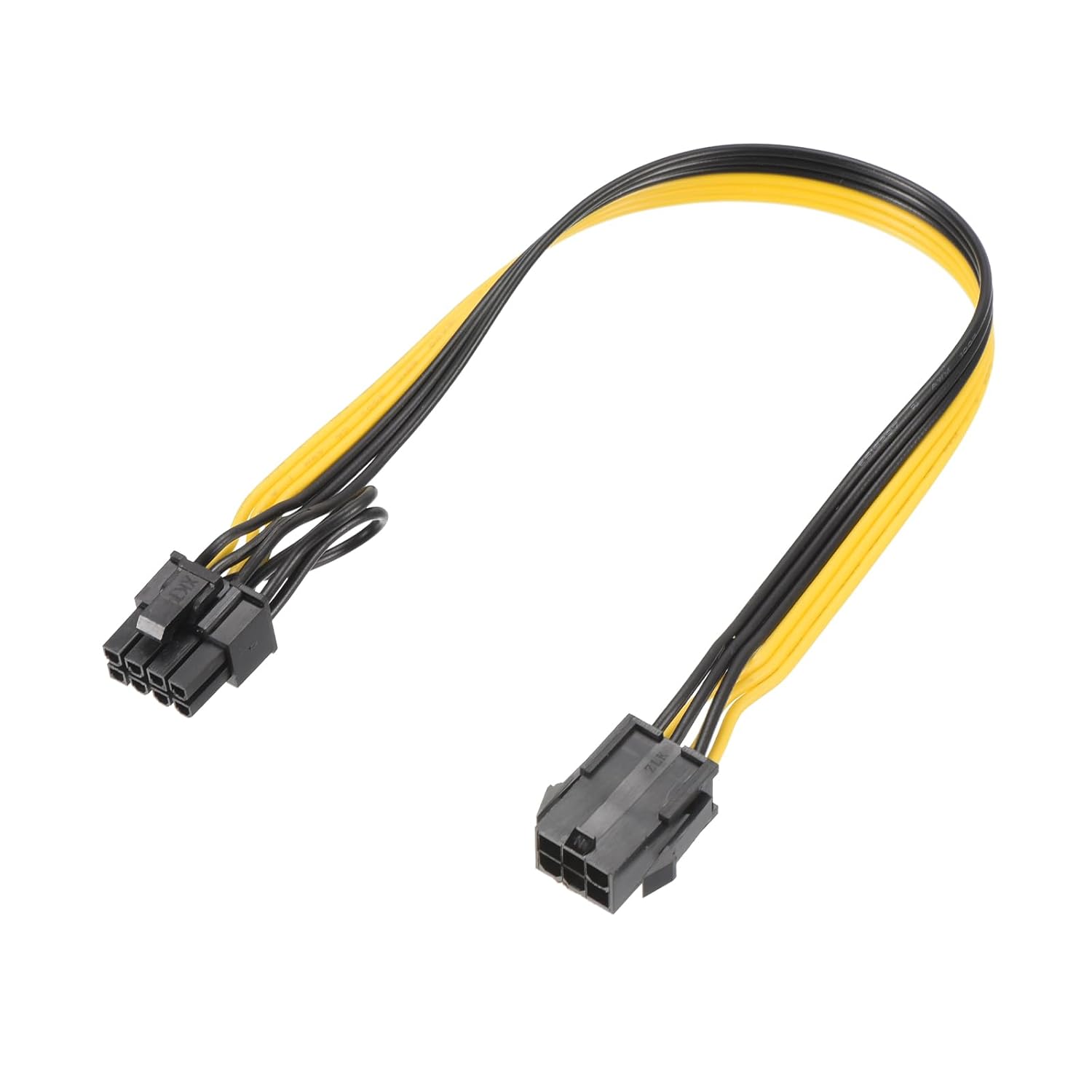 High-Performance PCIe 6-Pin to 8-Pin (6+2) GPU Power Adapter Cable – 12.6" Length 💥 - Zeta Store