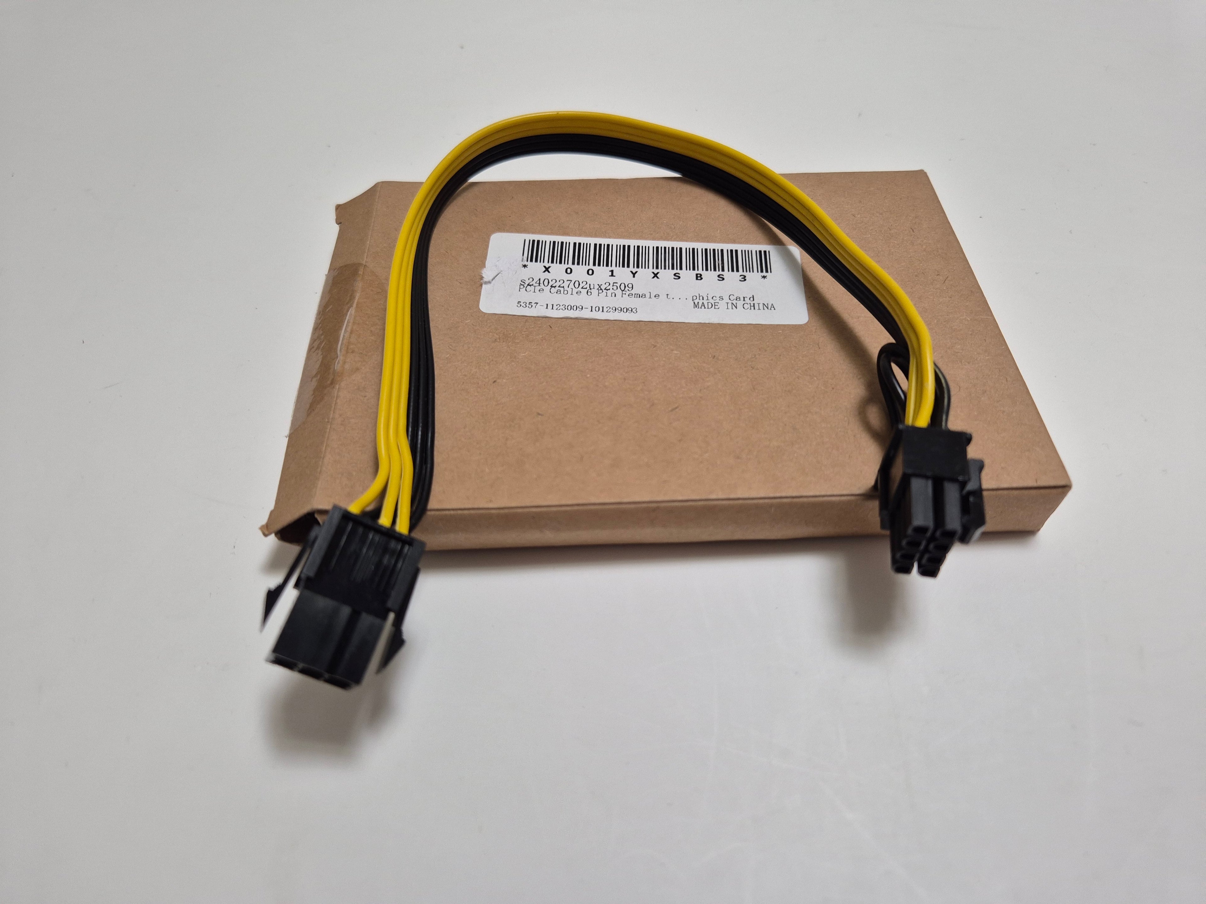 High-Performance PCIe 6-Pin to 8-Pin (6+2) GPU Power Adapter Cable – 12.6" Length 💥 - Zeta Store