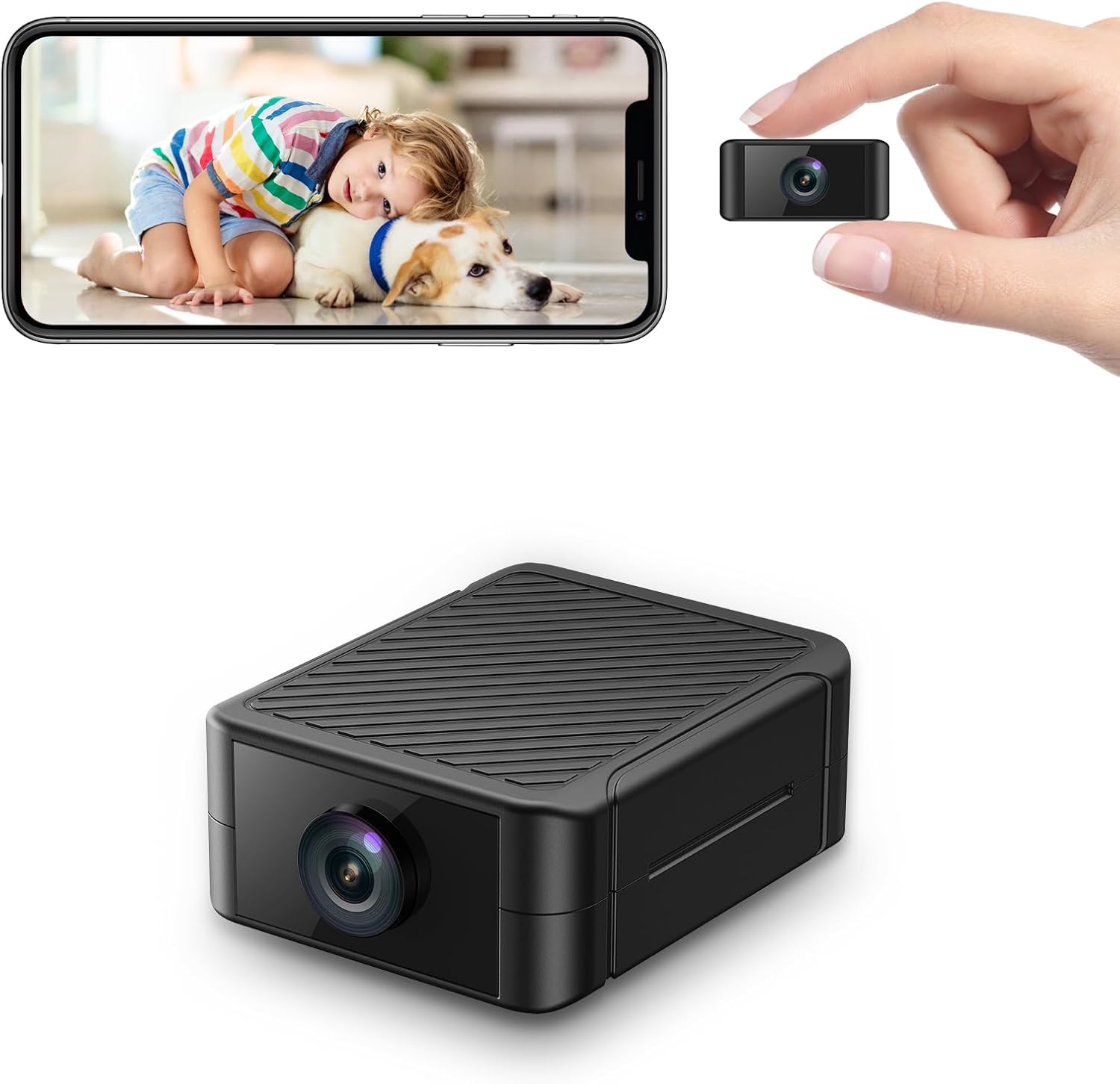 Wifi. 4K Ultra HD Spy Camera | 4H Battery, Night Vision, Motion Alerts & Cloud Storage - Zeta Store