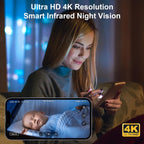Wifi. 4K Ultra HD Spy Camera | 4H Battery, Night Vision, Motion Alerts & Cloud Storage - Zeta Store