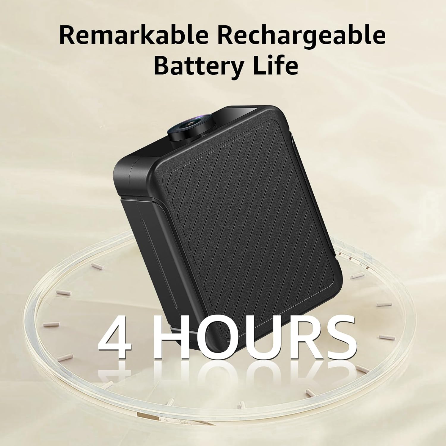 Wifi. 4K Ultra HD Spy Camera | 4H Battery, Night Vision, Motion Alerts & Cloud Storage - Zeta Store