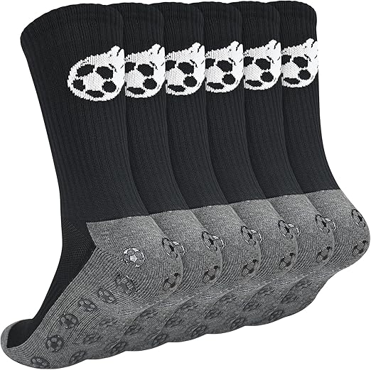 GRAB THE EDGE! 3 Pairs Srclo Anti-Slip Grip Socks for Men – Ultimate Non-Slip Pads for Football, Basketball, Running & Training - Zeta Store