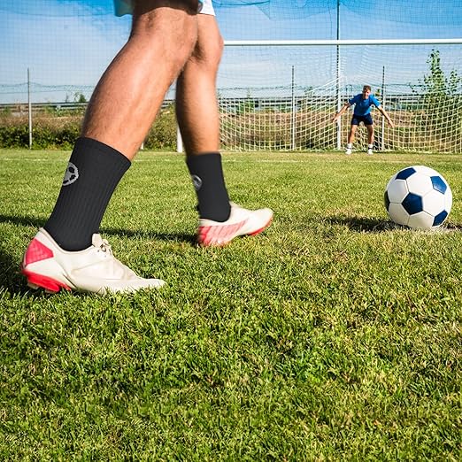 GRAB THE EDGE! 3 Pairs Srclo Anti-Slip Grip Socks for Men – Ultimate Non-Slip Pads for Football, Basketball, Running & Training - Zeta Store