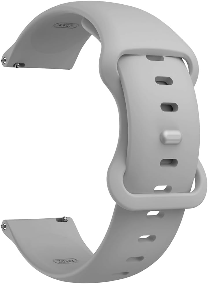 Byisyue Silicone Watch Strap 18mm 20mm 22mm Replacement Band For Smartwatch & Traditional Watches - Soft Sport Quick Release