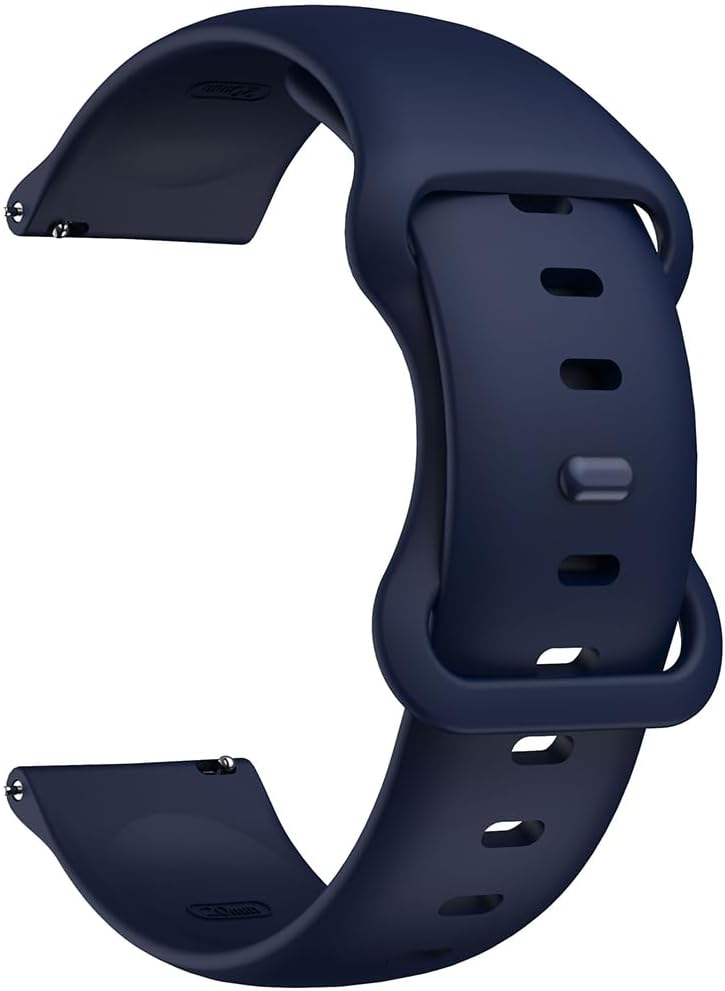 Byisyue Silicone Watch Strap 18mm 20mm 22mm Replacement Band For Smartwatch & Traditional Watches - Soft Sport Quick Release