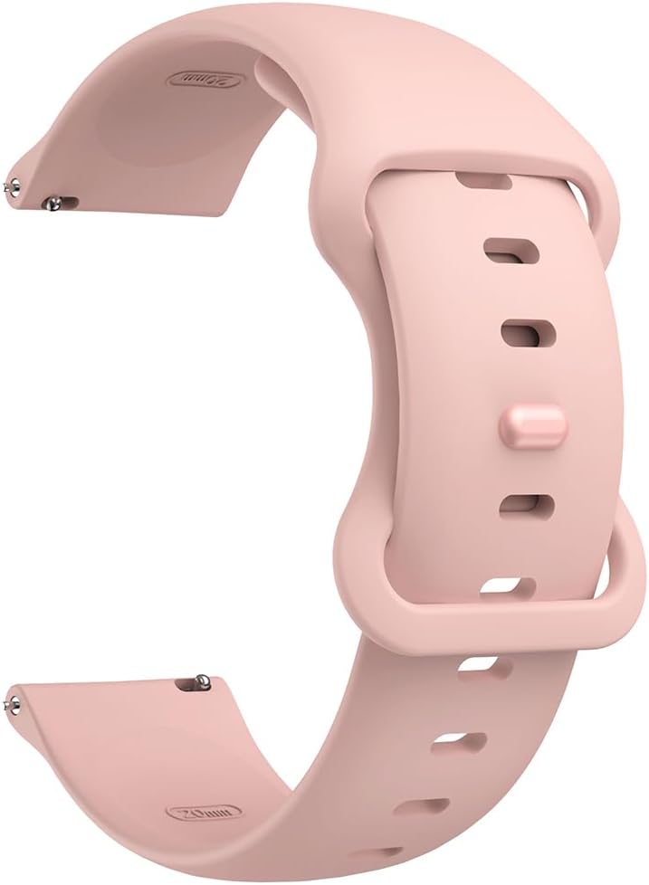 Byisyue Silicone Watch Strap 18mm 20mm 22mm Replacement Band For Smartwatch & Traditional Watches - Soft Sport Quick Release
