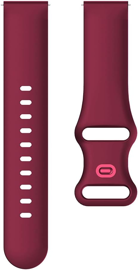 Byisyue Silicone Watch Strap 18mm 20mm 22mm Replacement Band For Smartwatch & Traditional Watches - Soft Sport Quick Release
