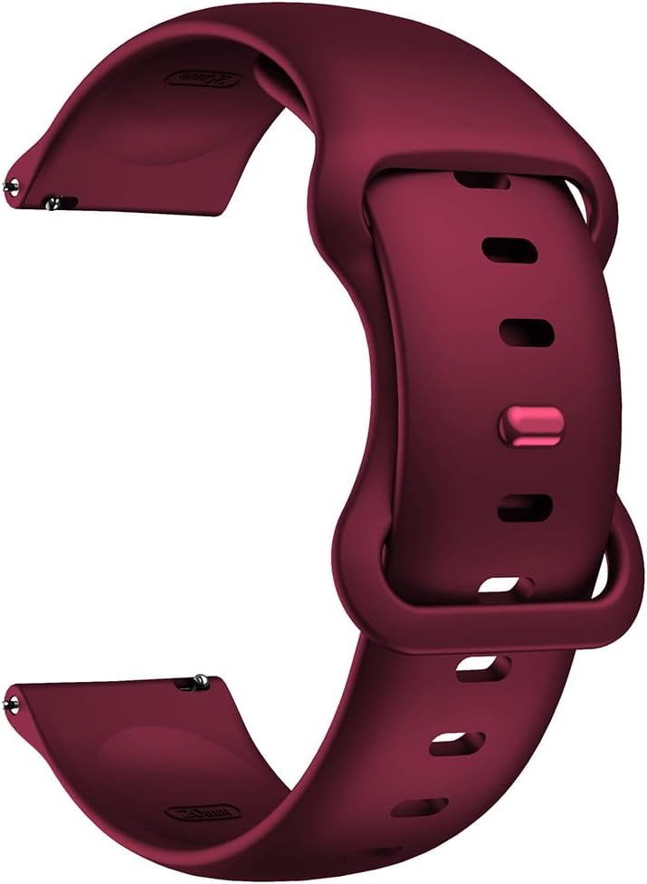 Byisyue Silicone Watch Strap 18mm 20mm 22mm Replacement Band For Smartwatch & Traditional Watches - Soft Sport Quick Release