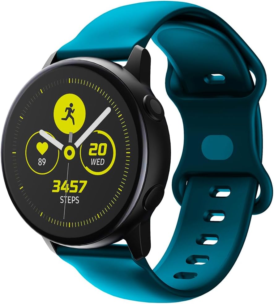 Byisyue Silicone Watch Strap 18mm 20mm 22mm Replacement Band For Smartwatch & Traditional Watches - Soft Sport Quick Release