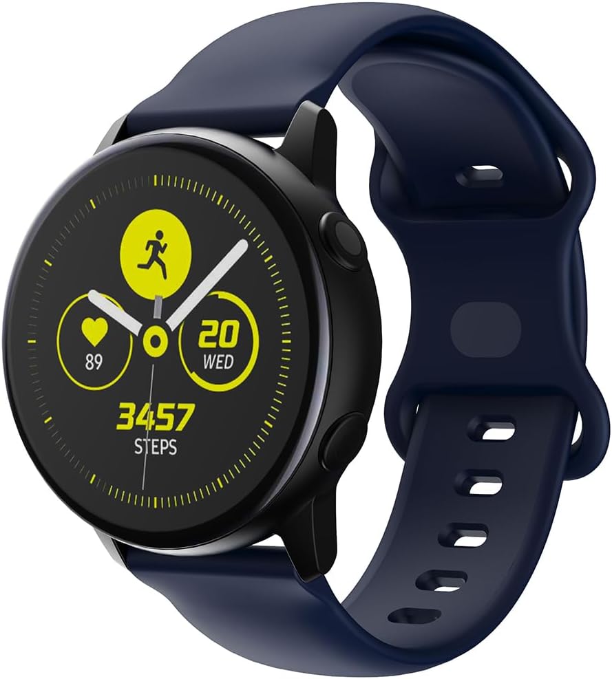 Byisyue Silicone Watch Strap 18mm 20mm 22mm Replacement Band For Smartwatch & Traditional Watches - Soft Sport Quick Release